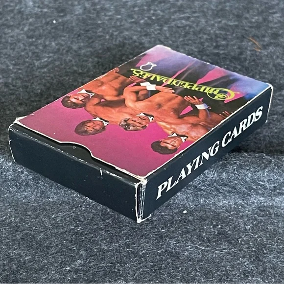 RARE CHIPPENDALE'S PLAYING CARDS, 1984 VINTAGE